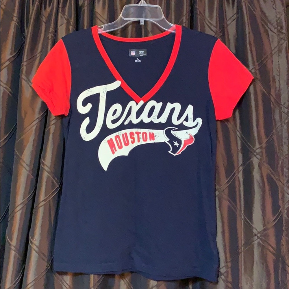 Houston Texans v neck tee
